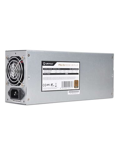 Unykach - Alimentation Flex 2U 600W 80 Plus Bronze 600W Flex 2U ATX - APFC - Ventilateur 60mm