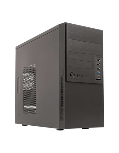 Unykach - Boîtier Micro ATX Caviar 6K - Taille de disque prise en charge 3,5", 2,5" - USB-A 3.2/2.0, USB-C, Audio, Lecteur de ca