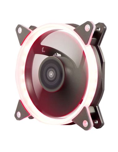 Unykach - Ventilateur Candy 20 Red 120 mm avec éclairage rouge - Vitesse max. 1400 tr/min - Couleur noire