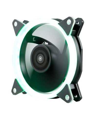 Unykach - Ventilateur Candy 20 Green 120 mm avec éclairage vert - Vitesse max. 1400 tr/min - Couleur noire