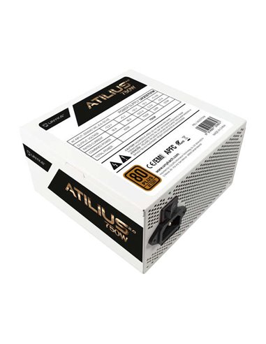 Unykach - Alimentation Atilius 2.0 Blanc 750W 80 Plus Bronze 750W ATX 2.3 - APFC - Ventilateur 120mm