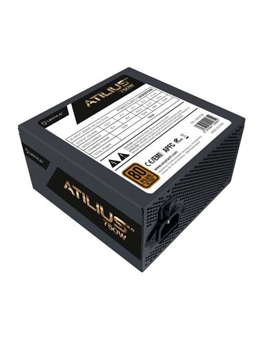 Unykach - Alimentation Atilius 2.0 Noir 750W 80 Plus Bronze 750W ATX 2.3 - APFC - Ventilateur 120mm