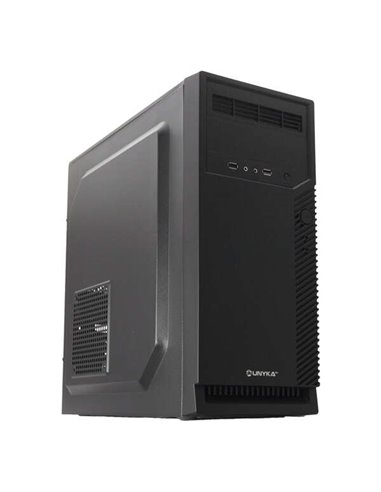 Unykach - Boîtier Aero C30 ATX, MicroATX - Taille de disque prise en charge 3,5", 2,5" - USB-A 2.0/3.2 et audio