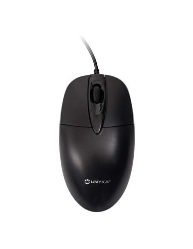 Unykach - Souris USB A127 1200dpi - 3 Boutons - Utilisation Ambidextre - Couleur Noir