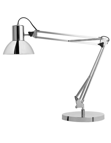 Unilux Lampe de Bureau Success 80 LED Chrome -a - Design Élégant et Moderne - Éclairage LED Haute Efficacité - Bras Flexible pou