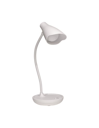 Lampe de bureau LED Unilux Ukky - Éclairage LED basse consommation - Design moderne et élégant - Bras flexible pour régler la lu