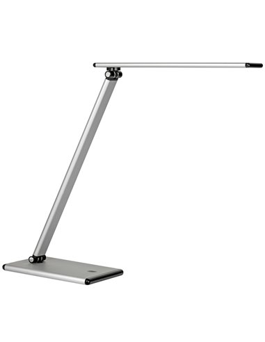 Lampe de bureau LED Unilux Terra - Éclairage LED basse consommation - Design moderne et élégant - Bras flexible pour régler la l