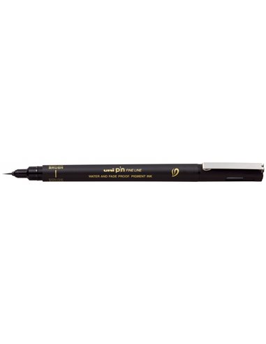 Uniball - Stylo marqueur calibré Uni Pin 500 pinceau extra fin - Pointe polyacétal - Encre pigmentée résistante à l'eau et à la 