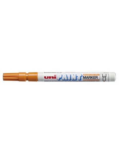 Uniball - Marqueur peinture PX-21 - Marqueur peinture - Pointe acrylique ogive 0,8-1,2 mm - Permanent sur toutes les surfaces - 