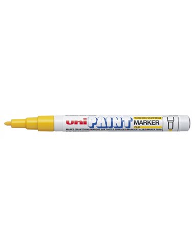 Uniball - Marqueur peinture PX-21 - Marqueur peinture - Pointe acrylique ogive 0,8-1,2 mm - Permanent sur toutes les surfaces - 