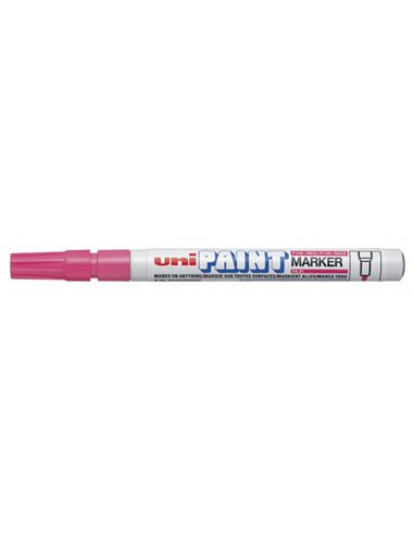 Uniball - Marqueur peinture PX-21 - Marqueur peinture - Pointe acrylique ogive 0,8-1,2 mm - Trait fin - Corps en aluminium - Enc