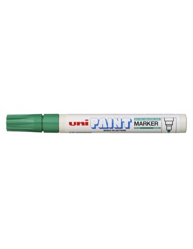 Uniball - Marqueur peinture PX-20 - Pointe acrylique ogive 2,2-2,8 mm - Permanent sur toutes les surfaces - Résistant à la lumiè