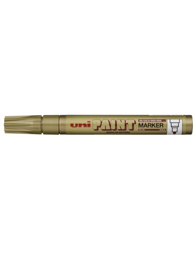 Uniball - Marqueur peinture PX-20 - Marqueur peinture - Pointe acrylique Bullet 2,2-2,8 mm - Permanent sur toutes les surfaces -