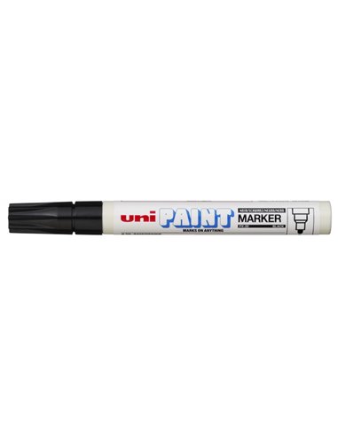 Uniball - Marqueur peinture PX-20 - Marqueur peinture - Pointe acrylique ogive 2,2-2,8 mm - Permanent sur toutes les surfaces - 