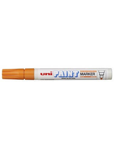 Uniball - Marqueur peinture PX-20 - Marqueur peinture - Pointe acrylique Bullet 2,2-2,8 mm - Permanent sur toutes les surfaces -