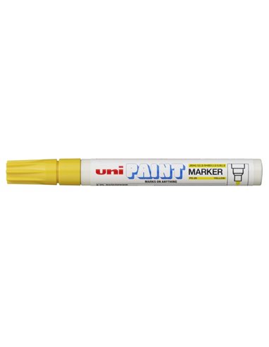 Uniball - Marqueur peinture PX-20 - Pointe acrylique ogive 2,2-2,8 mm - Permanent sur toutes les surfaces - Résistant à la lumiè