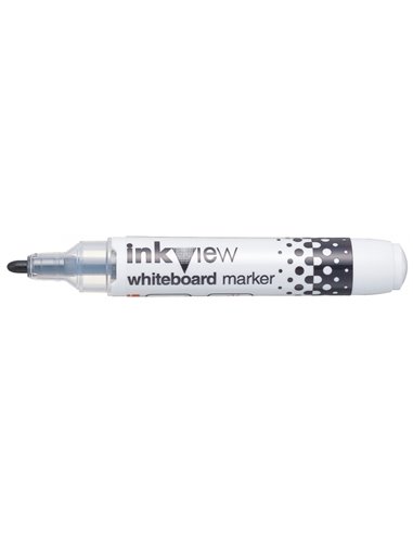 Uniball - Marqueur pour tableau blanc Inkview PWB-202 - Pointe conique 1,8-2,2 mm - Zone transparente pour le niveau d'encre - É