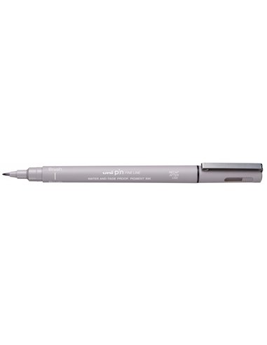 Uniball - Stylo marqueur calibré PINBR-200(S) - Pointe pinceau en polyacétal - Encre pigmentée résistante à l'eau et à la lumièr