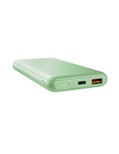 Trust - Redoh Powerbank 10000mAh - USB, Type C - Chargement rapide - Vert