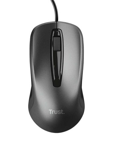 Trust - Souris USB 1200dpi - 3 Boutons - Utilisation Ambidextre - Câble 1,70m