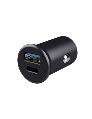 Trust - MaXO - Chargeur de voiture 38W - 2 ports de charge rapide - à 38W