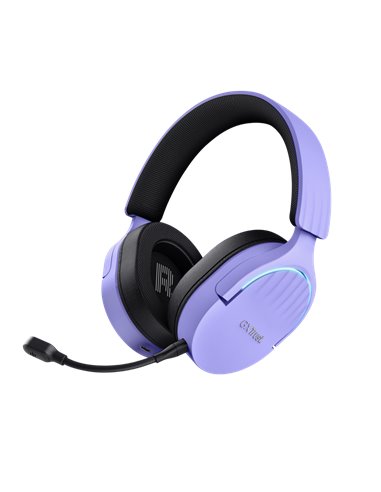 Trust - Casque Gaming Bluetooth GXT491 Fayzo, USB 2,4 Ghz - Éclairage RGB - Microphone Amovible - Arceau Ajustable - Autonomie j