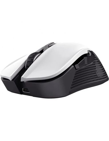 Trust - Souris de jeu sans fil GXT 923W YBAR - 7200 dpi - 6 boutons - Blanc