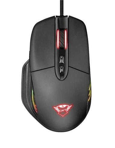 Trust - Souris USB Gaming GXT 940 Xidon 10000dpi - 5 boutons programmables - Eclairage RGB - Câble tressé 1,80m - Utilisation dr