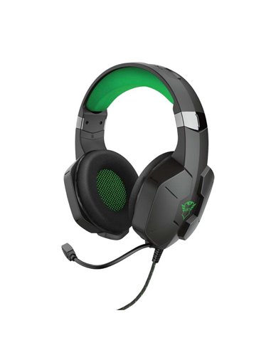 Trust - Casque Gaming GXT 323X Carus avec Microphone - Microphone Flexible - Arceau Ajustable - Grands Coussinets d'Oreilles - H