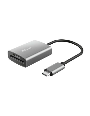 Trust - Lecteur de carte Dalyx USB-C - SD, MicroSD - Aluminium