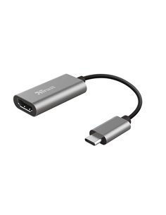 Trust - Adaptateur Dalyx USB-C vers HDMI - Compatible UHD 4K - Audio multicanal - Aluminium