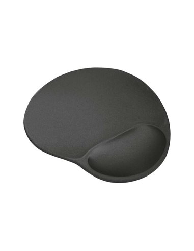 Trust - Tapis de souris ergonomique BigFoot - Repose-poignet en gel - Dimensions 23,6x20,5x1,6 cm - Couleur Noir