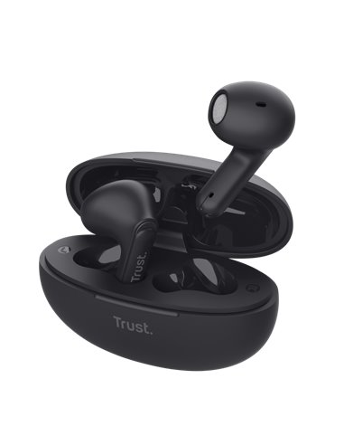 Trust - Écouteurs sans fil Yavi - Sans fil, Bluetooth - ENC - Couleur Noir