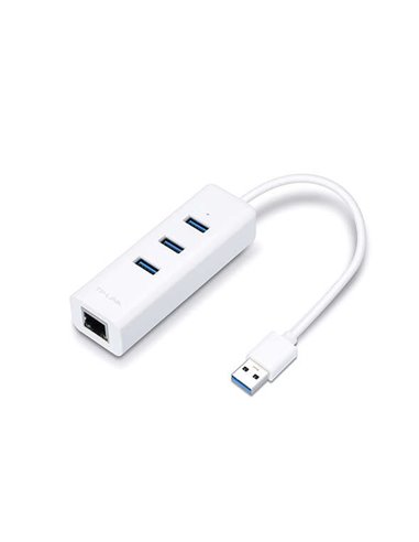 TP-Link - Hub USB 3.0 3 ports UE330 et adaptateur Gigabit Ethernet