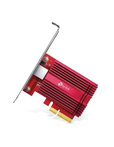 TP-Link - Adaptateur réseau TX401 PCIe 3.0 - Connexion réseau 10 Go - Comprend un câble Ethernet CAT6A de 1,50 m