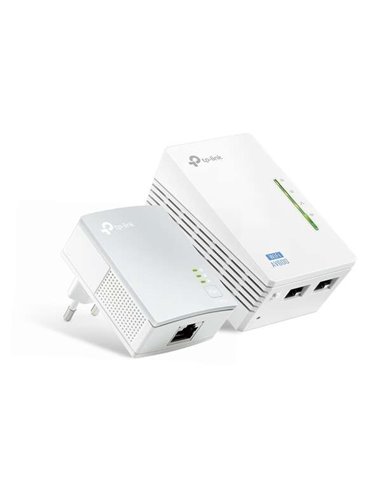 TP-Link - TL-WPA4220KIT Kit d'extension CPL WiFi AV600 à 300 Mbps