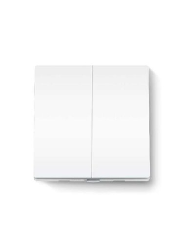 TP-Link - Interrupteur d'éclairage intelligent double WiFi Tapo S220 - Contrôle par application - Commande vocale - Programmatio