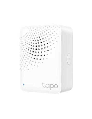 TP-Link - Tapo H100 Smart Hub - Jusqu'à 64 appareils - Alarme et sonnette intelligentes - Faible consommation