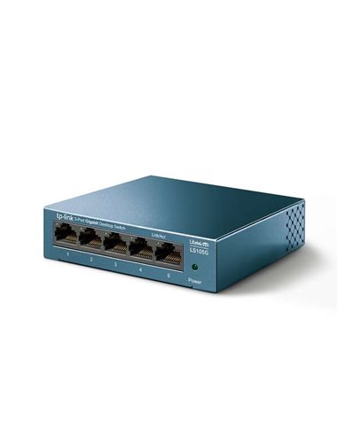 TP-Link - Switch de bureau - 5 ports 10/100/1000Mbps - Technologie verte - Contrôle de flux - Plug & Play