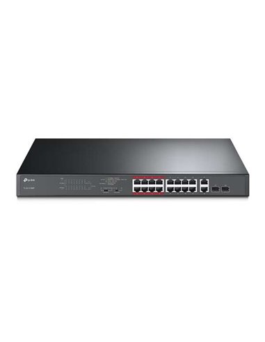 TP-Link - Switch PoE 16 ports 10/100Mbps + 2 ports Gigabit