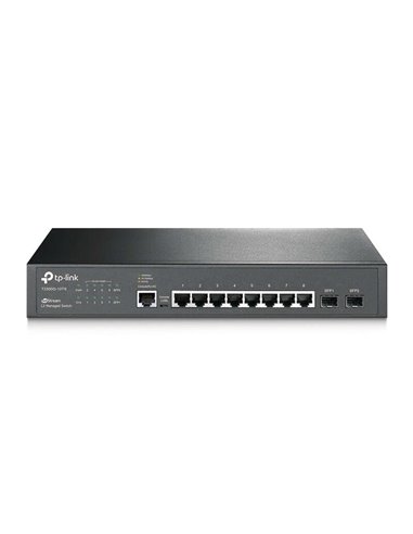 TP-Link - Switch administrable JetStream L2 Gigabit - 8 ports avec 2 emplacements SFP