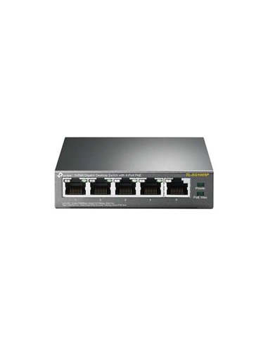 TP-Link - Switch de bureau - 5 ports Gigabit avec 4 ports PoE