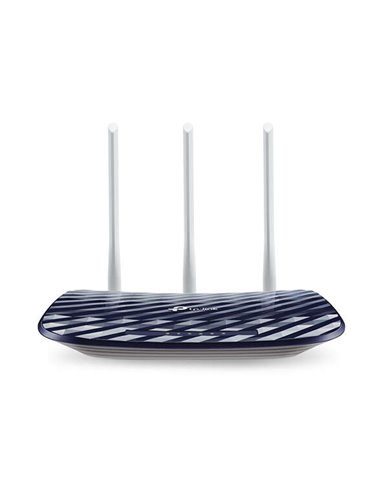 TP-Link - Routeur sans fil double bande AC750 - 300Mo en 2,4GHZ et 433Mo en 5GHZ - Ethernet 4P - 2 Antennes Fixes