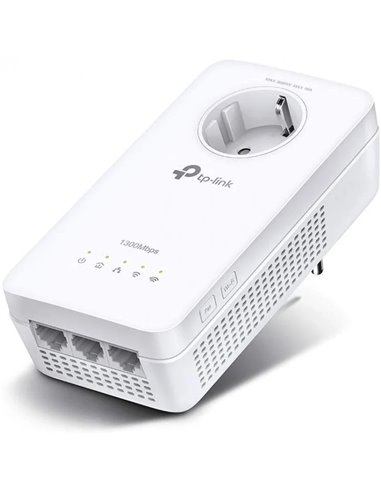 TP-Link - Point d'accès WiFi bi-bande AC1200 - Transfert jusqu'à 1200Mbps - Prise intégrée et 3x RJ45 - 2x2 MIMO