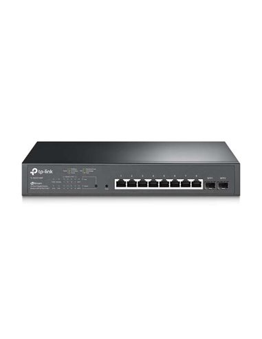 TP-Link - Switch Omada Smart Gigabit JetStream - 8 ports PoE+ - 2 emplacements SFP - Montage en rack