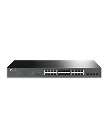 TP-Link - Switch Omada Smart Gigabit JetStream - 24 ports PoE+ - 4 emplacements SFP - Montage en rack