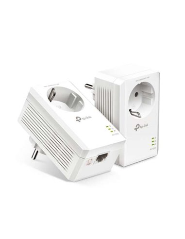 TP-Link - Kit de démarrage CPL Gigabit AV1000 avec prise intégrée