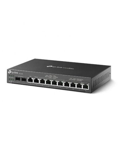 TP-Link - Routeur VPN Gigabit 3-en-1 Omada ER7212PC - 8 ports RJ45 PoE+ LAN + 2 ports SFP + 2 ports WAN