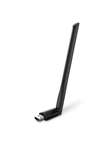 TP-Link - Adaptateur USB sans fil double bande Archer T2U Plus AC600 à gain élevé - Wi-Fi haut débit - Sans fil double bande - L