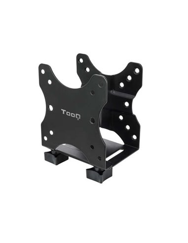 Tooq - Support VESA pour Mini PC - 4 Options d'installation - Poids Max 5kg - VESA 100x100 - Couleur Noir